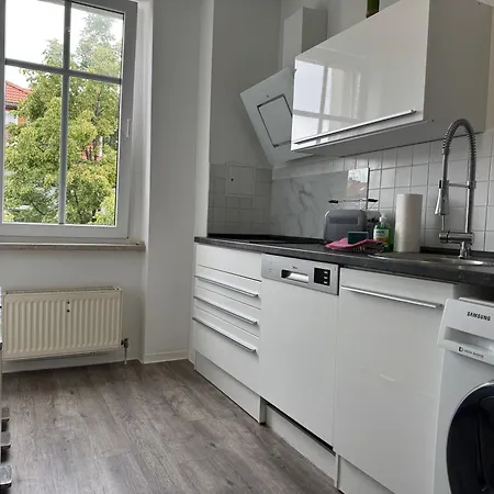 公寓 Hanseviertel - 2 Schlafzimmer - 4 Betten - Gratis Pkw Stellplatz - Smarttv 埃尔福特